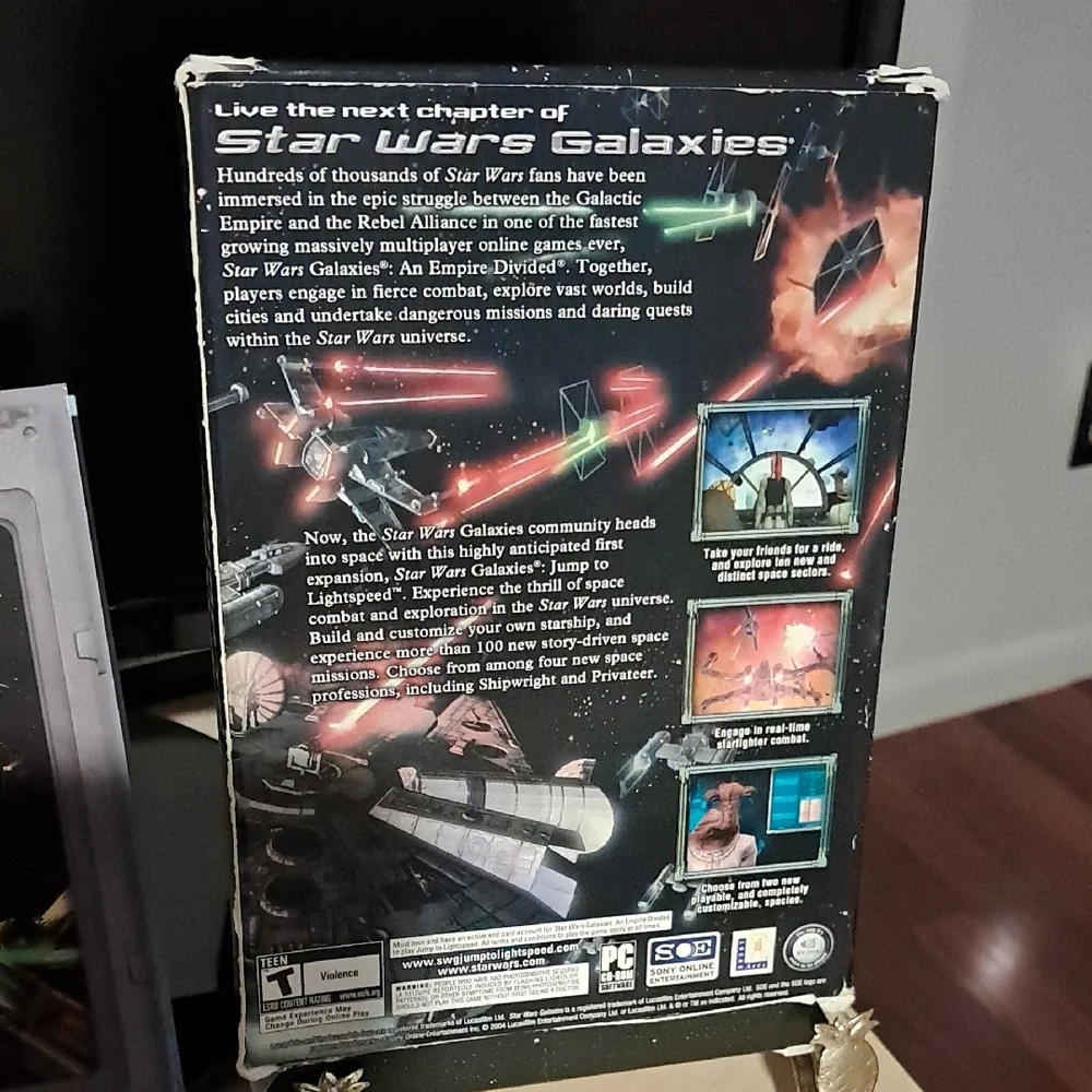 Star Wars Galaxies: Jump to Lightspeed PC Game Box Only